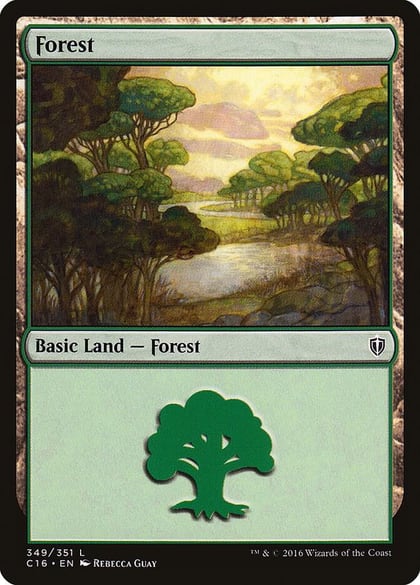 Forest (349), Commander 2016 349