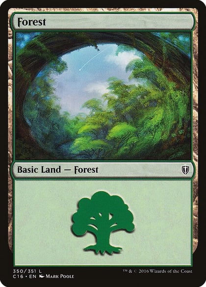 Forest (350), Commander 2016 350