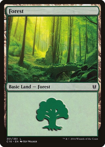 Forest (351), Commander 2016 351