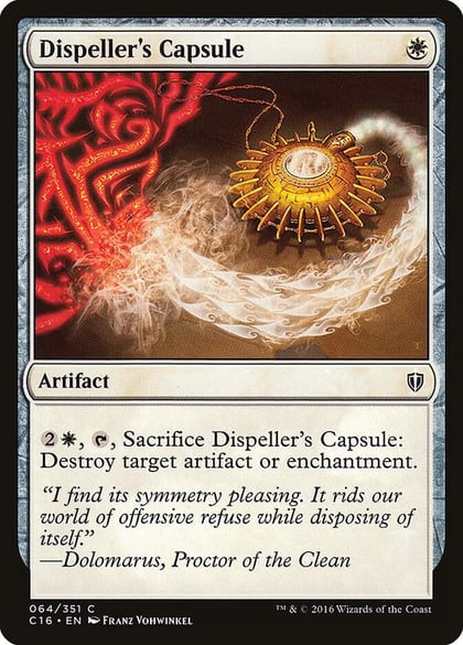 Dispeller's Capsule, Commander 2016 64