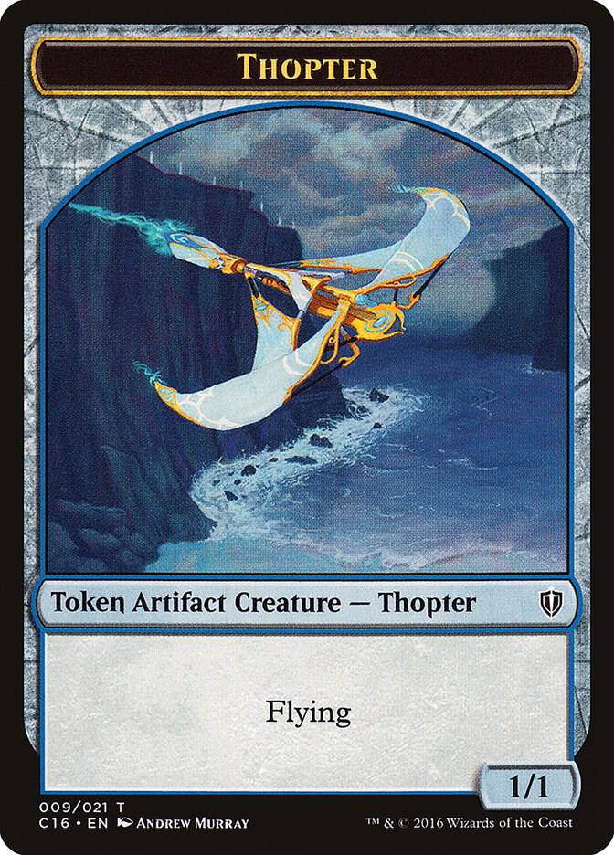 Thopter // Germ Double-Sided Token, Commander 2016 9 // 10