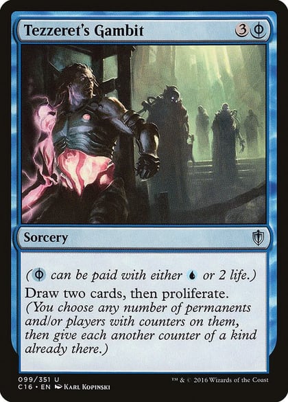 Tezzeret's Gambit, Commander 2016 99