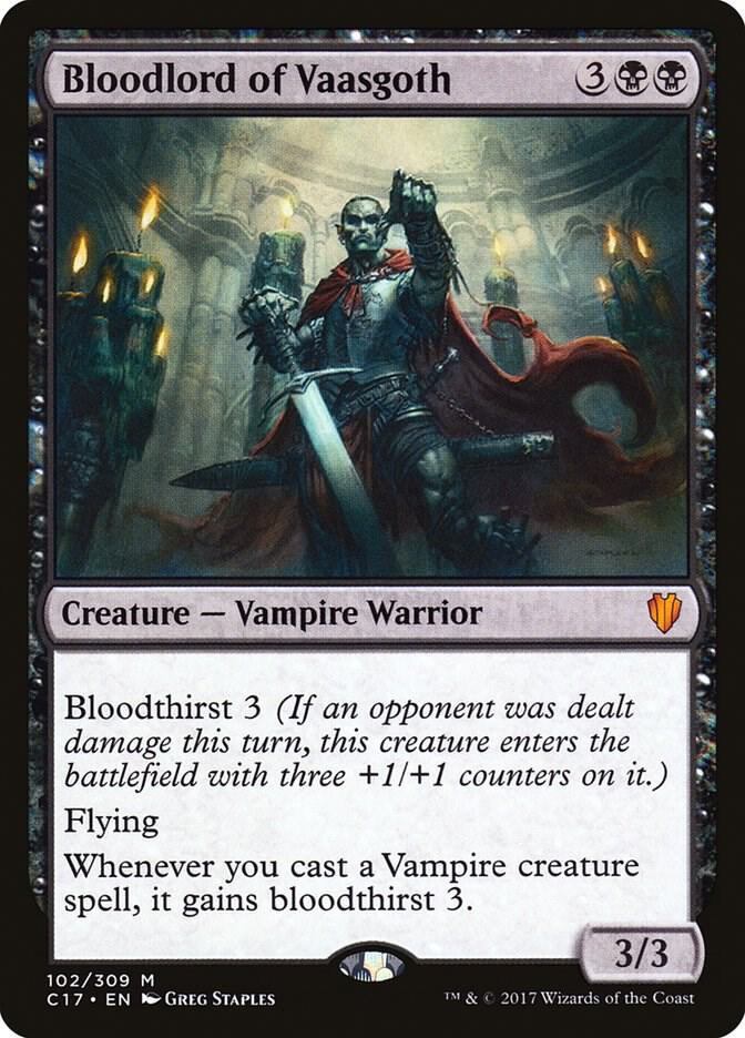 Bloodlord of Vaasgoth, Commander 2017 102