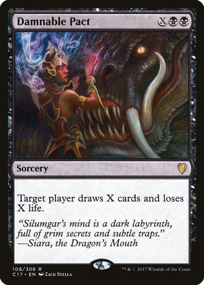 Damnable Pact, Commander 2017 108