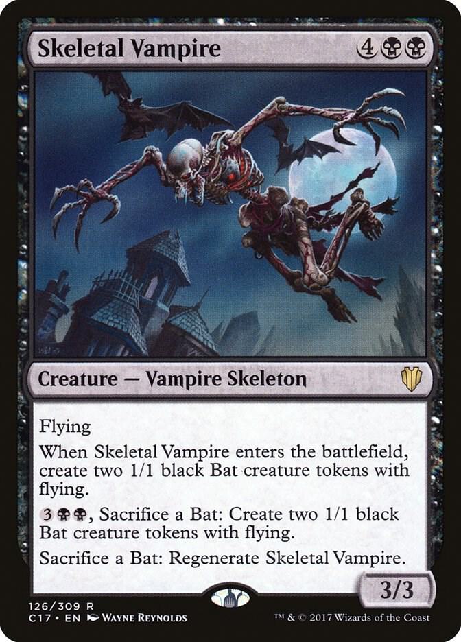 Skeletal Vampire, Commander 2017 126