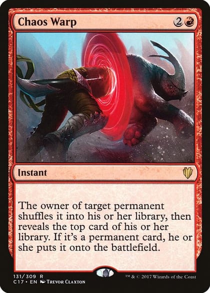 Chaos Warp, Commander 2017 131