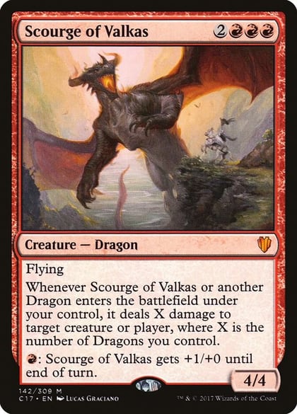 Scourge of Valkas, Commander 2017 142