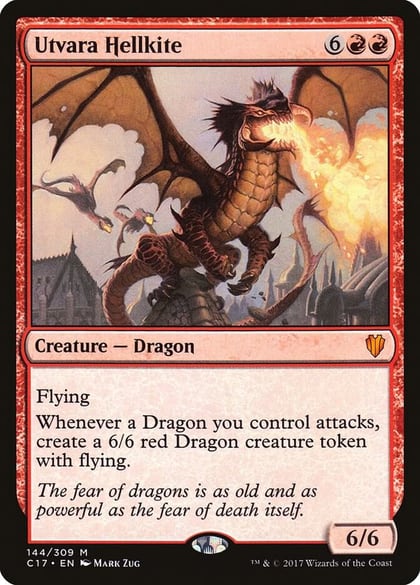 Utvara Hellkite, Commander 2017 144