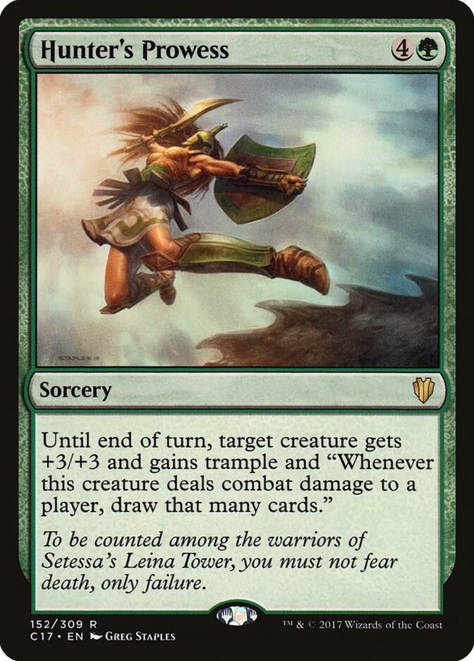 Hunter's Prowess, Commander 2017 152
