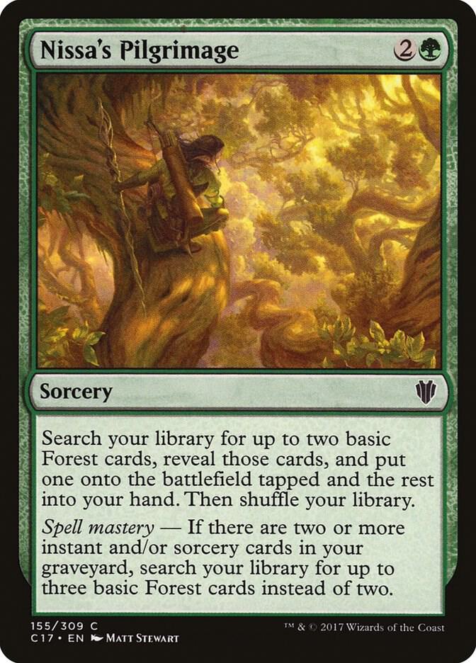 Nissa's Pilgrimage, Commander 2017 155