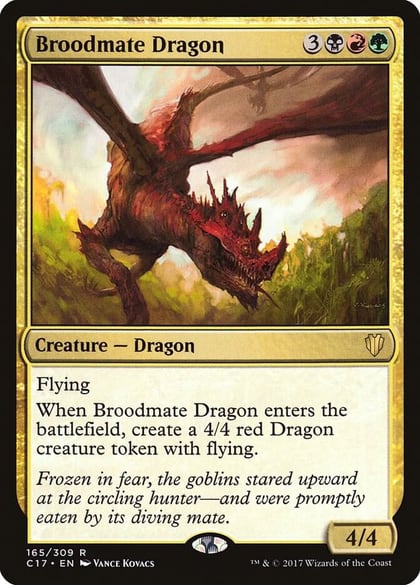 Broodmate Dragon, Commander 2017 165