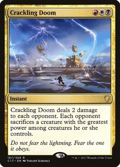 Crackling Doom, Commander 2017 167