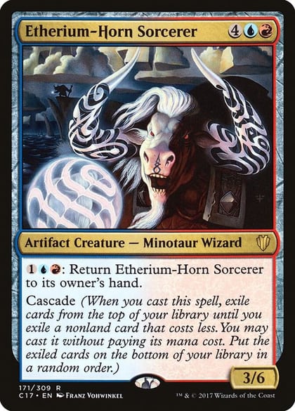 Etherium-Horn Sorcerer, Commander 2017 171