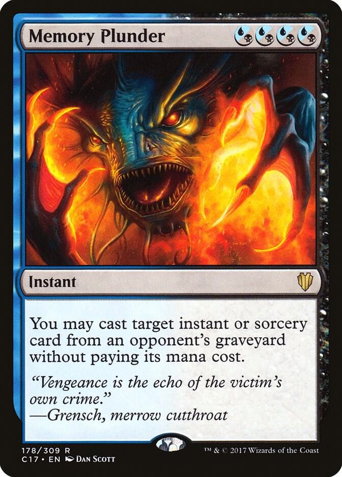 Memory Plunder, Commander 2017 178