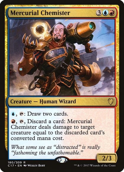 Mercurial Chemister, Commander 2017 180