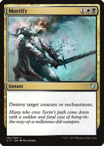 Mortify, Commander 2017 182