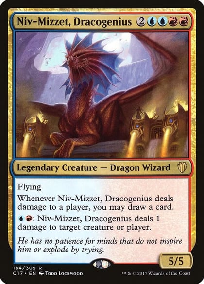 Niv-Mizzet, Dracogenius, Commander 2017 184