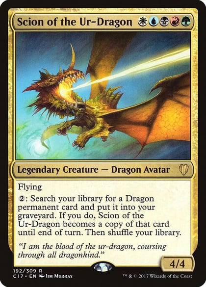 Scion of the Ur-Dragon, Commander 2017 192