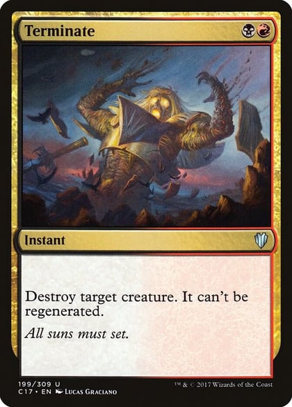 Terminate, Commander 2017 199