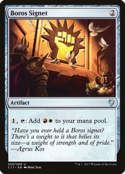 Boros Signet, Commander 2017 205