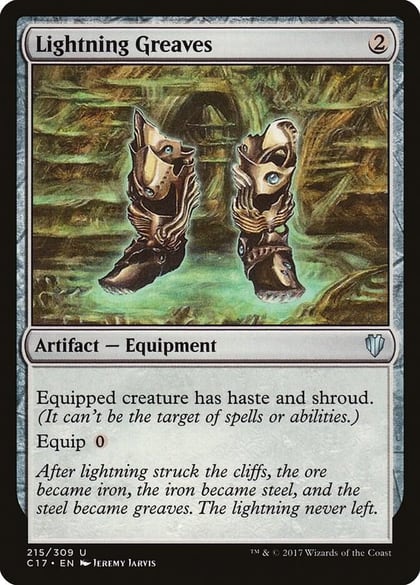 Lightning Greaves, Commander 2017 215