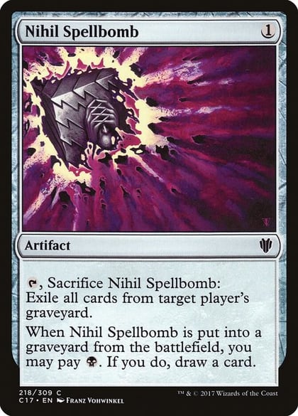 Nihil Spellbomb, Commander 2017 218