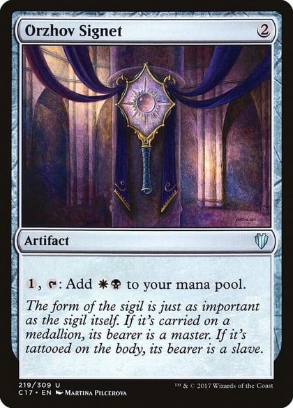 Orzhov Signet, Commander 2017 219