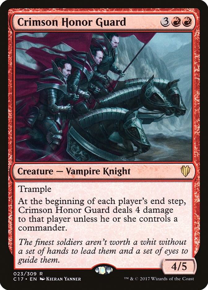 Crimson Honor Guard, Commander 2017 23