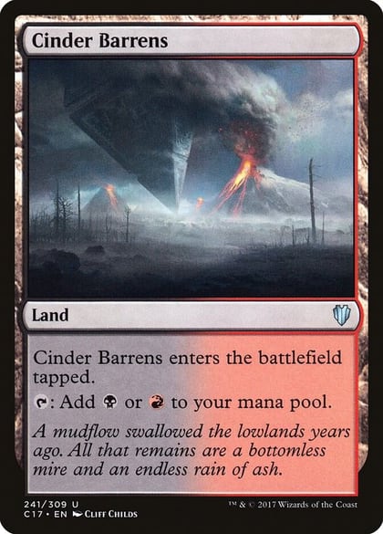 Cinder Barrens, Commander 2017 241