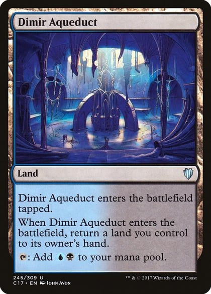 Dimir Aqueduct, Commander 2017 245