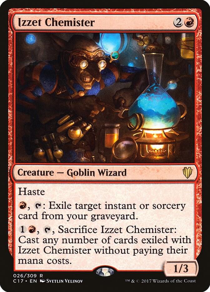 Izzet Chemister, Commander 2017 26