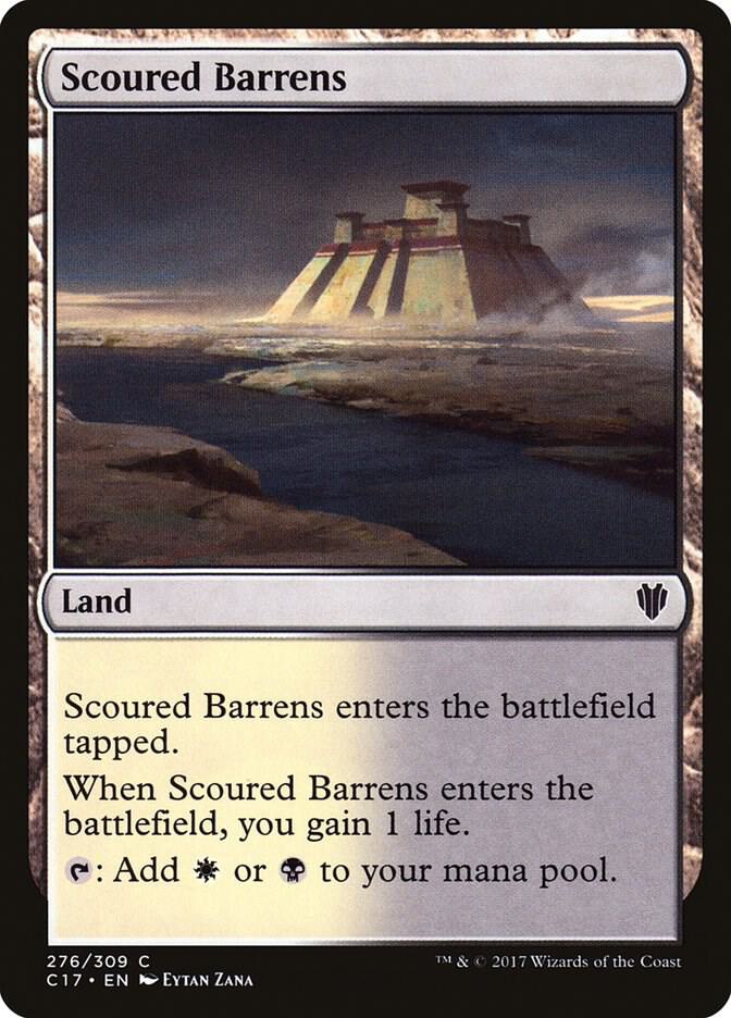 Scoured Barrens, Commander 2017 276