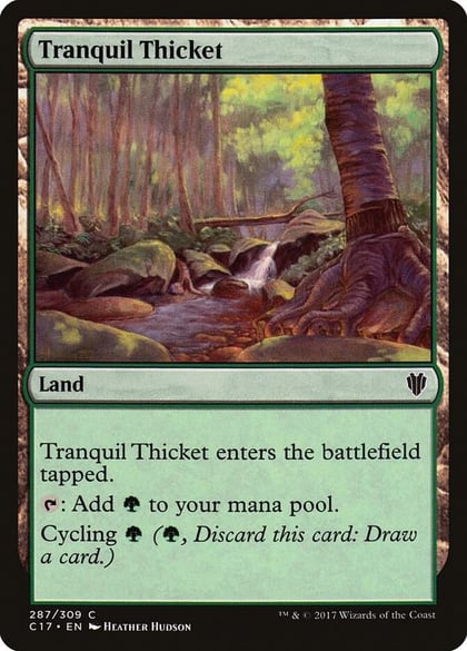 Tranquil Thicket, Commander 2017 287