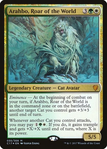 Arahbo, Roar of the World, Commander 2017 35