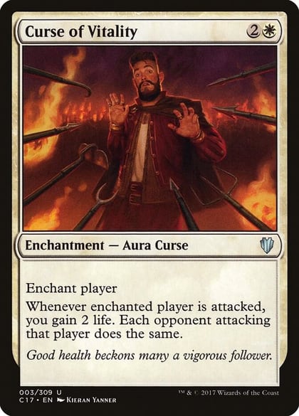 Curse of Vitality, Commander 2017 3