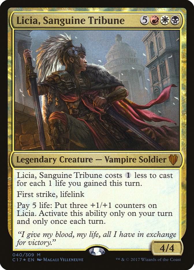 Licia, Sanguine Tribune, Commander 2017 40