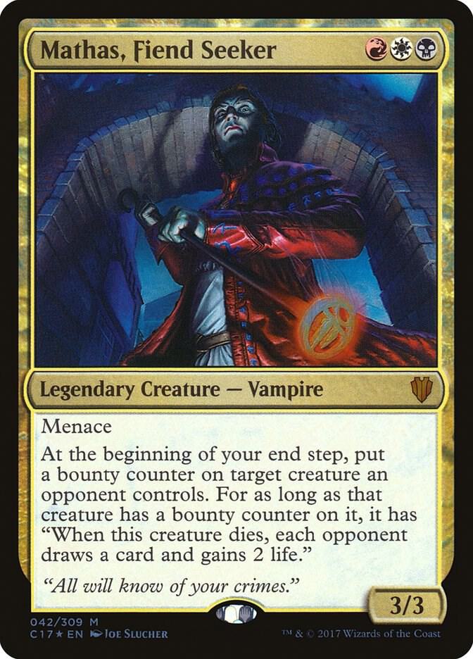 Mathas, Fiend Seeker, Commander 2017 42