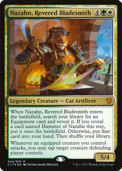 Nazahn, Revered Bladesmith, Commander 2017 44