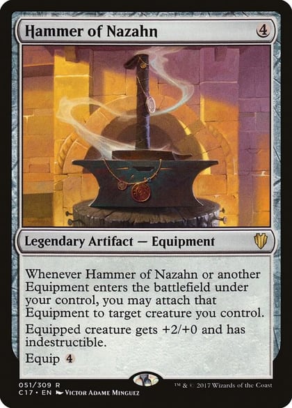 Hammer of Nazahn, Commander 2017 51