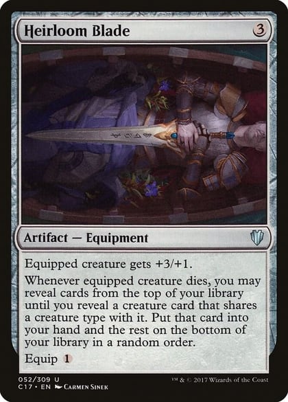 Heirloom Blade, Commander 2017 52