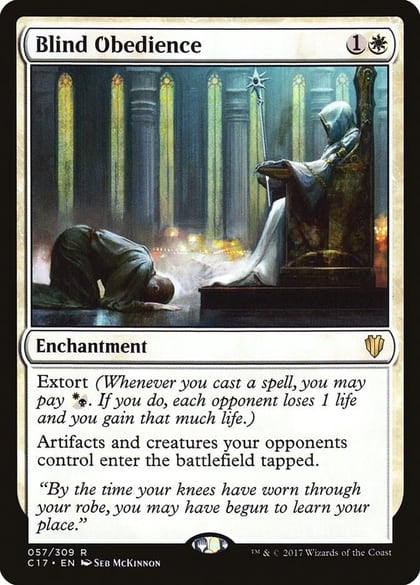 Blind Obedience, Commander 2017 57