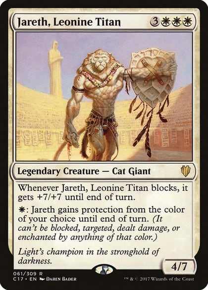 Jareth, Leonine Titan, Commander 2017 61