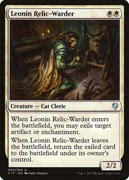 Leonin Relic-Warder, Commander 2017 65