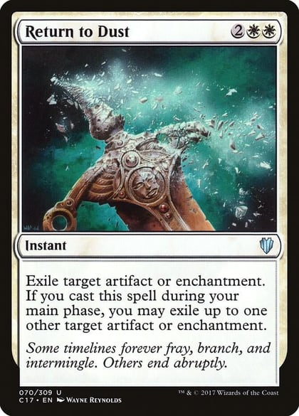 Return to Dust, Commander 2017 70
