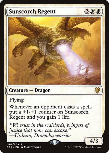 Sunscorch Regent, Commander 2017 74
