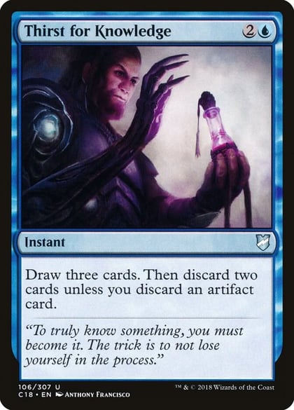 Thirst for Knowledge, Commander 2018 106