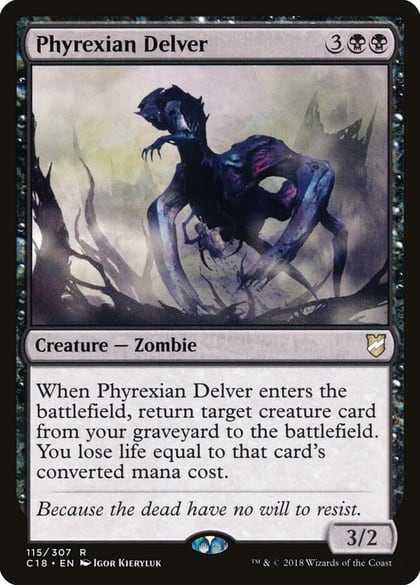 Phyrexian Delver, Commander 2018 115