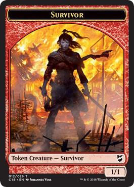 Survivor // Myr (023) Double-Sided Token, Commander 2018 12 // 23