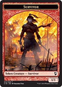 Survivor // Myr (023) Double-Sided Token, Commander 2018 12 // 23