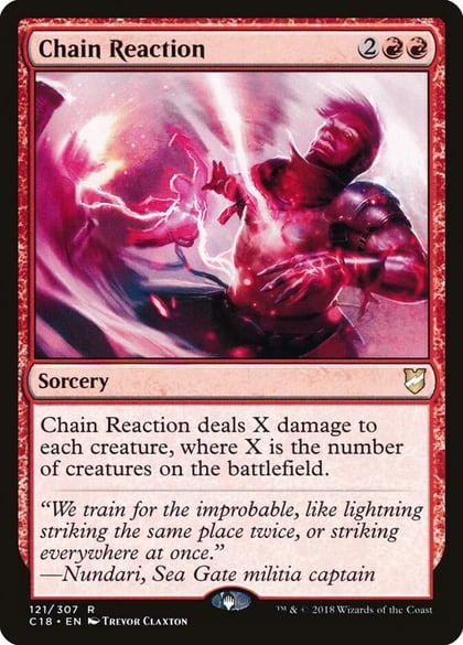 Chain Reaction, Commander 2018 121